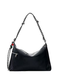 Desigual. Half - Half Schultertasche 40 cm - black