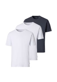 CASAMODA - T-Shirt 3er Pack Basic - Grau