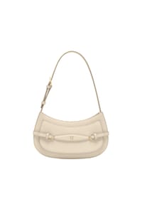 AIGNER CAVALLO - Umhängetasche, Emblem, Rindsledereder, für Damen  - 0111 WHITE