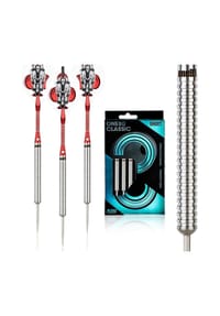 COFI - One80 Tungsten Profi Dartpfeile mit Metallspitze ROT 22 Gramm - Mehrfarbig 14 × 1 × 1 cm