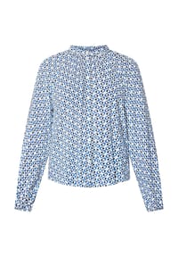 zero - Bluse mit grafischem Print - CreamBlue