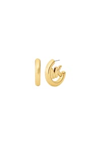 MICHAEL KORS PREMIUM - Michael Kors Damen-Creolen mit Logo, MKJ8509710 - Gold