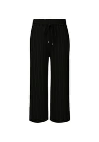 s.Oliver BLACK LABEL - Stoffhose, Plisseefalten, Gummibund, für Damen - 9999  GREY/BLACK