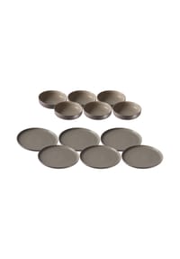 Ritzenhoff & Breker Teller und Schalenset Jasper 12er Set - JASPER - grau