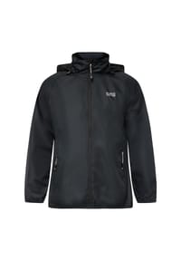 GLOBETROTTER - Regenjacke Outdoor, Kapuze, für Herren - BLACK BEAUTY 19-39