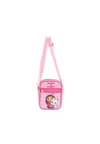COFI - Gabby's Dollhouse Umhängetasche Kinder Tasche für Schule & Freizeit - Rosa 21x15,5x5,5 cm