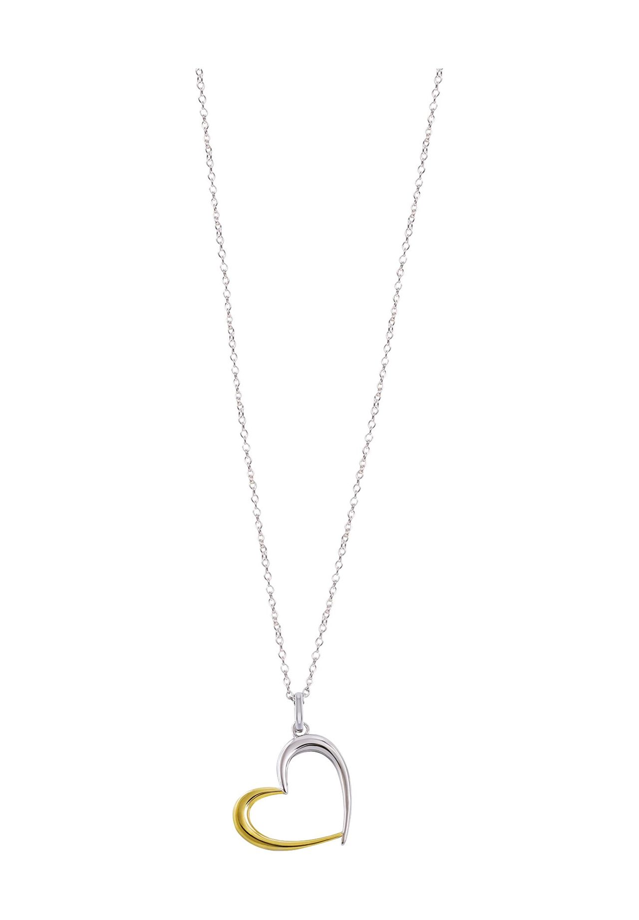 Xenox Damen Kette Mit AnhäNger "XS3603G", 925Er Silber, Bicolor