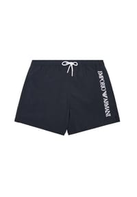 EMPORIO ARMANI - Herren Badeshorts - EMBROIDERY LOGO, Boxer - Blau