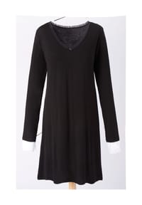 sassa - Nachthemd CASUAL COMFORT - schwarz