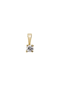 LYOMI - Anhänger 585/- Gold 1 Diamant Lab Grown 0,10ct. - gelb