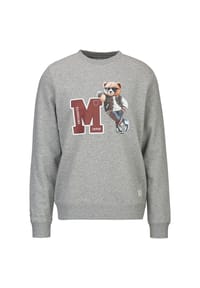 19V69 ITALIA - Sweatshirt NICO COLLEGE - Grey Melange