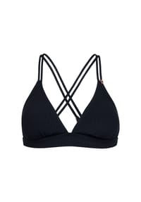 BRUNOTTI - Bustier-Bikini-Top Delphinia, Rippstruktur, für Damen - 9999 BLACK