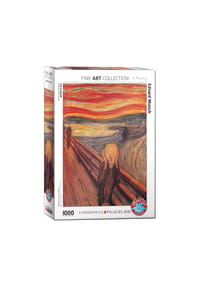 eurographics - Puzzle Der Schrei von Edvard Munch, 1000 Teile, 68 x 48 cm - 