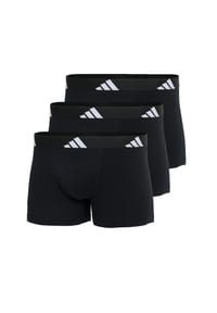 adidas - Active Flex Cotton Pants, kurz, 3er-Pack, für Herren - 000 BLACK