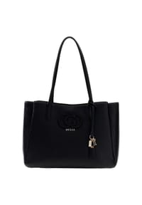 GUESS - Schultertasche, Kunstleder, Reißverschluss, für Damen - BLACK