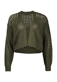 zero - Strickjacke, Rippbündchen, für Damen - 5771 DEEP DEPTHS