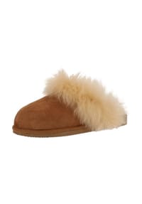 Shepherd's - Leder Hausschuhe - Chestnut