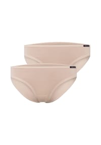 SKINY® - Advantage Cotton Slips, 2er-Pack, Label, für Damen - 0500 WEISS