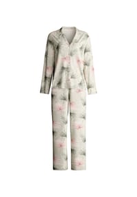 CALIDA - Damen Pyjama, durchgeknöpft Palm Dreams - 232 LIGHT MELON