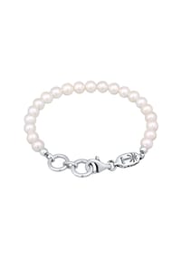 HAZE & GLORY - Armband Perlenarmband - Pearl It Out 925 Sterling Silber - Silber