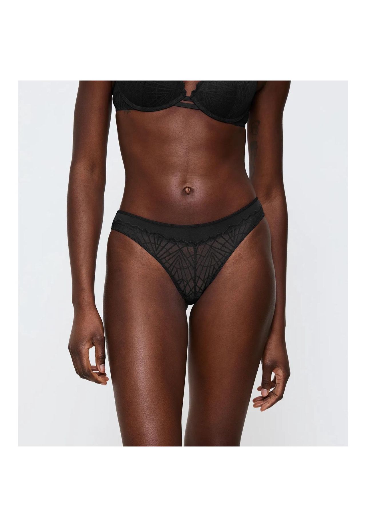 Triumph That Night In Vegas Brazilian-Slip, Spitze, Elastisch, FüR Damen, Schwarz, 44