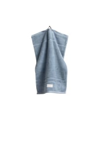 GANT - Gästetuch, Organic Premium Towel - Frottee - Dunkelblau