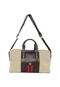 GALERIA - Reisetasche, Leder, Reißverschluss - BROWN  & BEIGE