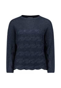 BETTY BARCLAY - Strickpullover mit Struktur - beige