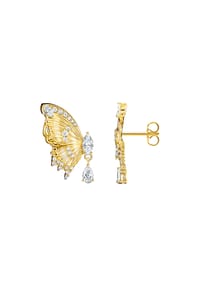 Thomas Sabo - Ohrstecker Butterfly Paradise - gelbgoldfarben