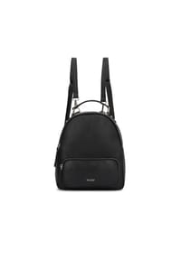 Kazar - Urbaner Rucksack aus Leder mit klassischem Design - Schwarz