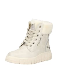 MUSTANG® - Lederimitat/Textil Stiefelette - Cream