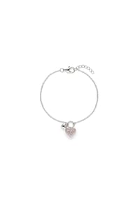 s.Oliver - Armband - aus Silber mit Herz Details - silber