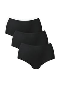 Anita - Damen Slips, 3er Pack - Essentials High Waist Briefs, Mikrofaser, nahtlos, einfarbig - Nude
