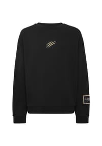 PLEIN SPORT - Sweatshirt - black/lightgold