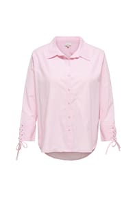 ONLY CARMAKOMA - Hemdbluse Caro, Ärmelbündchen, für Damen - 234475 ROSEATE SPO