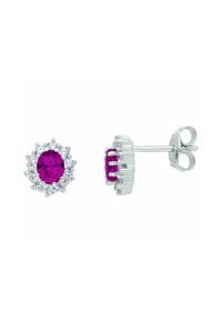 Adelia's - Adelia's Damen Ohrstecker Ohrringe 925 Silber mit Zirkonia – Silberohrringe - silber