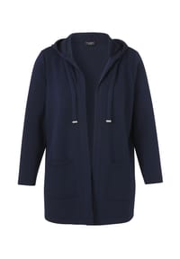 VIA APPIA -DUE- - Sweat-Jacke Große Größen - indigo