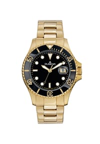 DUGENA DIVER - Sportliche Armbanduhr Diver - gold/schwarz