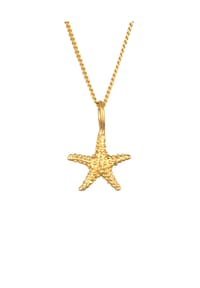 elli. - Halskette Seestern Maritim 925 Sterling Silber Vergoldet - Gold