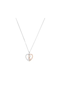 amor - Damen Kette mit Anhänger, 925er Silber - BICOLOR