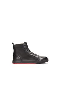 Kazar - Hohe Schnürsenkel-Sneakers aus Leder - Schwarz