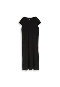 DENIM TOM TAILOR - Shirtkleid, Seitenschlitze, für Damen - 14482 DEEP BLACK