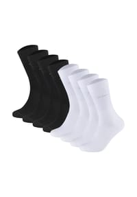 camano® - Unisex Socken - Soft Socks, einfarbig, 8er Pack - Blau