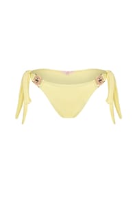 MODA MINX - Bikinihose Amour Tie Side Brazilian mit stilvollem Steinbesatz - Barbie Pink