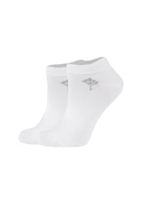 JOOP! - Damen Sneakersocken, 2er Pack - Daily Glam Organic GOTS Sneaker, Baumwoll-Mix, uni - Anthrazitmelange