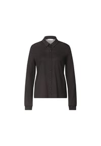 Street One - Hemdbluse, Knopfleiste, für Damen - 27874 BLACK COFFE