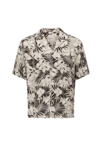 ONLY & SONS - Freizeithemd, Kurzarm, Reverskragen, Herren - 187201 EGRET