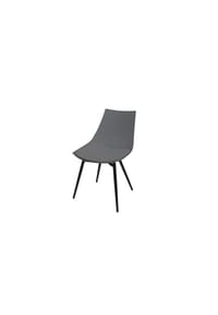 Kayoom - Stuhl Dakota 310 4er-Set in grau - schwarz - grau - schwarz