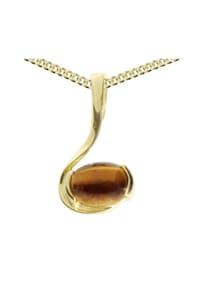OSTSEE-SCHMUCK® - Kette mit Anhänger , Theresia , Gold 333/000 - gold
