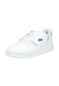 LACOSTE - Lederimitat Sneaker - Weiß/Grün